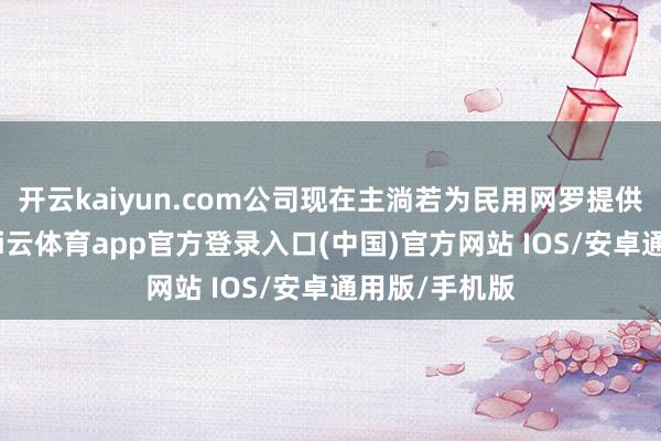 开云kaiyun.com公司现在主淌若为民用网罗提供本领行状-kai云体育app官方登录入口(中国)官方网站 IOS/安卓通用版/手机版